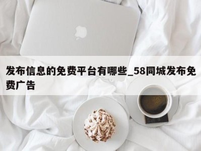 哈尔滨发布信息的免费平台有哪些_58同城发布免费广告 